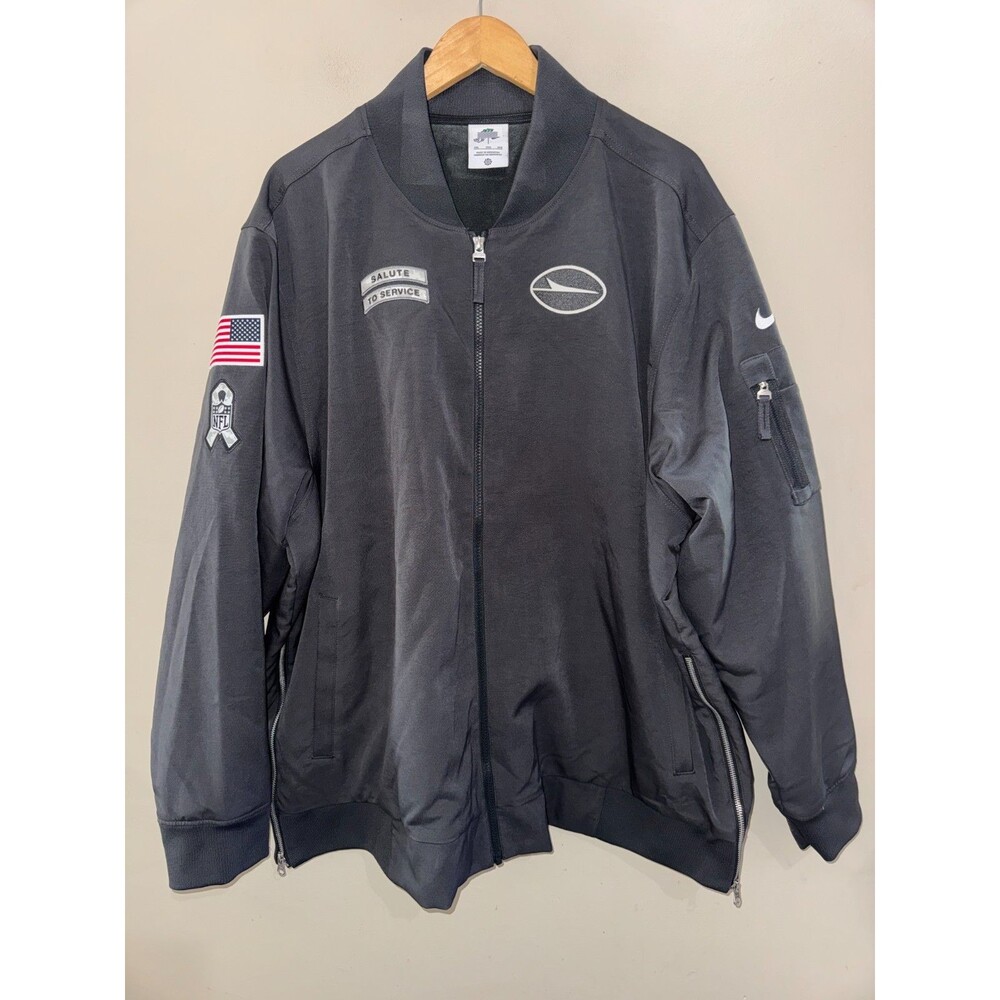 3XL Nike NFL New York Jets Team Issued Salute To Service Sideline Bomber Jacket